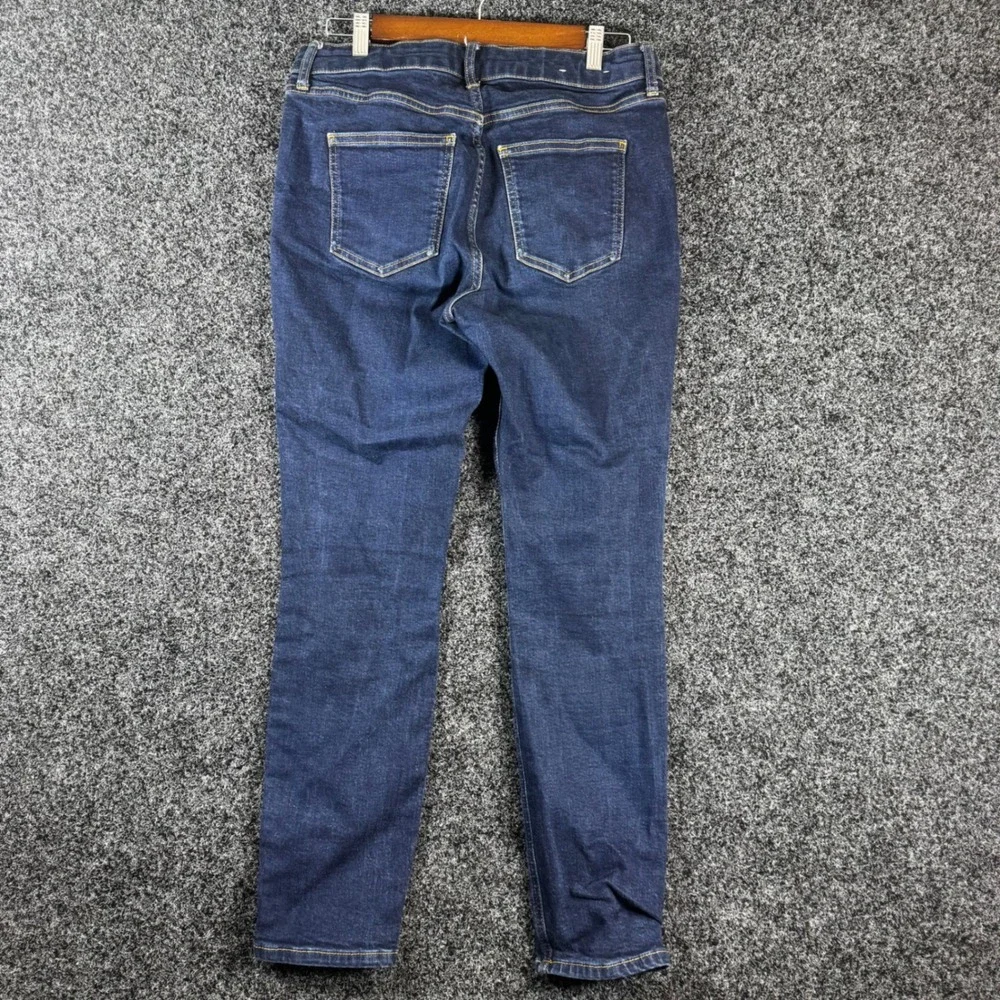 Boden Denim Skinny Jeans Womens 10R Dark Wash Blue Stretch Mid Rise Five Pocket